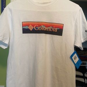 Columbia Men’s White Short Sleeve Graphic T-Shirt